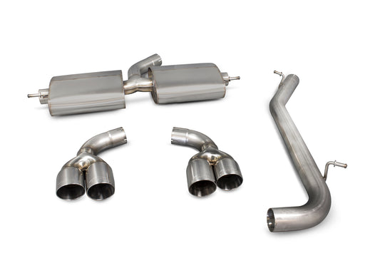 Audi Tt Mk2 3.2 V6/Tt S Mk2 Non-Resonated Cat-Back System (SAUS026)