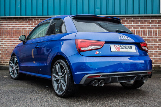 Audi S1 2.0 TFSI Quattro Non-Res Cat-Back System With Electronic Valves (SAUS045D)