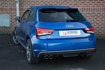 Audi S1 2.0 TFSI Quattro Non-Res Cat-Back System With Electronic Valves (SAUS045)
