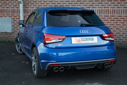 Audi S1 2.0 TFSI Quattro Non-Res Cat-Back System With Electronic Valves (SAUS045)