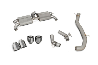 Audi Tt S Mk3 Non GPF Model Only  (Coupe Models Only) Non-Resonated Cat-Back System  (With Valves) (SAUS055)