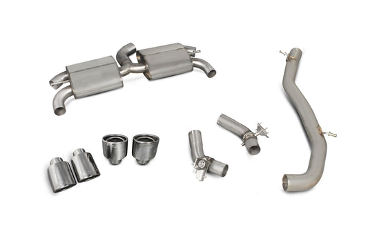 Audi Tt S Mk3 Non GPF Model Only  (Coupe Models Only) Non-Resonated Cat-Back System  (With Valves) (SAUS055)