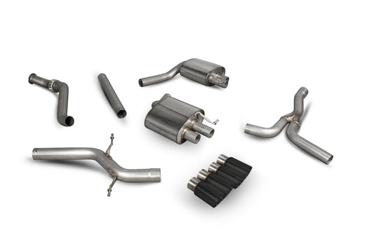 Audi A5 B8 2.0 TFSI Non-Resonated Cat-Back System (SAUS073C)