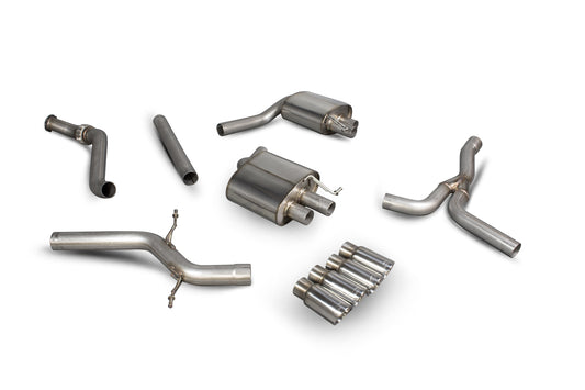 Audi A5 B8 2.0 TFSI Non-Resonated Cat-Back System (SAUS073)