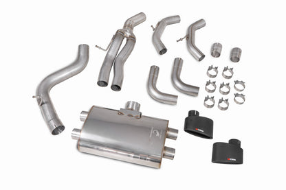 Audi RS3 Saloon 8V  (GPF And Non-GPF Models) Non-Resonated Cat/GPF-Back System Without Valves (SAUS084CF)