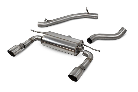 Audi Tt Mk3 2.0 TFSI Quattro Coupe Non GPF Model Only Non-Resonated Cat-Back System With No Valves (SAUS086)