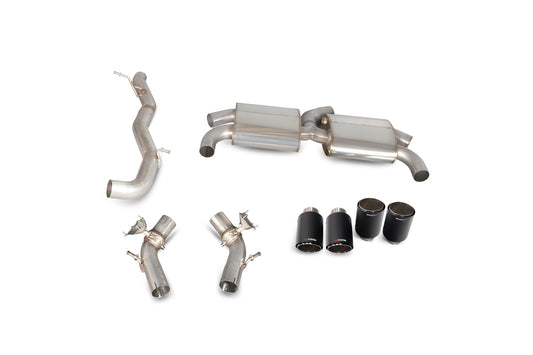 Audi SQ2 Non-Res GPF-Back System With Electronic Valves (SAUS090CF)