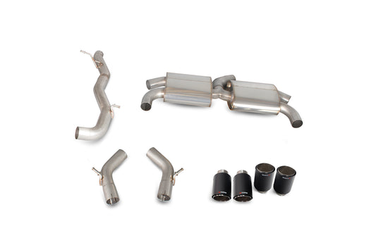 Audi SQ2 Non-Resonated GPF-Back System With No Valves (SAUS091CF)