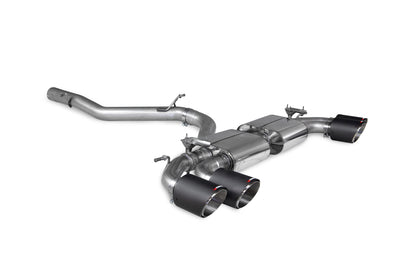 Audi S3 8Y Sportback Non-Res Cat/GPF Back System & Electronic Valves (SAUS093CF)