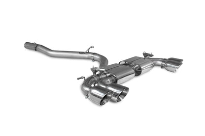 Audi S3 8Y Sportback Non-Res Cat/GPF Back System & Electronic Valves (SAUS093)