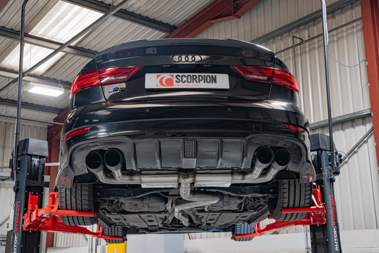 Audi S3 Saloon 8V Non-Resonated Cat/GPF-Back System Without Valves (SAUS097C)