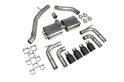 Audi S3 Saloon 8V Non-Resonated Cat/GPF-Back System Without Valves (SAUS097C)