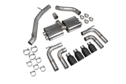 Audi S3 Saloon 8V Non-Resonated Cat/GPF-Back System Without Valves (SAUS097C)