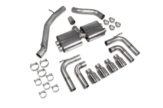 Audi S3 Saloon 8V Non-Resonated Cat/GPF-Back System Without Valves (SAUS097)