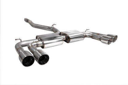 Audi S3 Saloon 8V Non-Resonated Cat/GPF-Back System Without Valves (SAUS097)