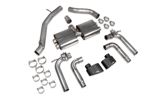 Audi S3 Saloon 8V Non-Resonated Cat/GPF-Back System With Valves (SAUS098CF)