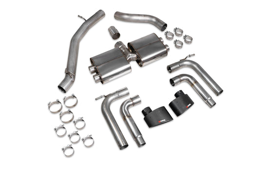 Audi S3 Saloon 8V Non-Resonated Cat/GPF-Back System Without Valves (SAUS099CF)