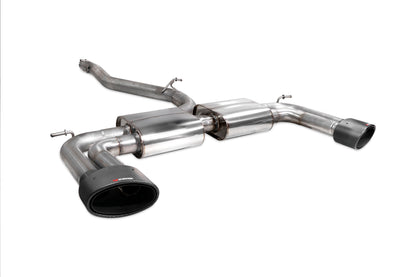 Audi S3 Saloon 8V Non-Resonated Cat/GPF-Back System Without Valves (SAUS099CF)