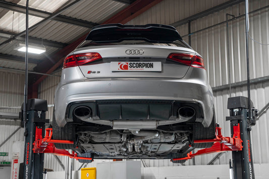 Audi RS3 8V Pre-Facelift Non-Res Cat-Back System Without Valves (SAUS107CF)