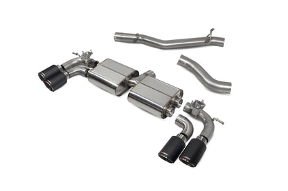 Audi S3 3-Door/Sportback 8V Non-Resonated Cat/GPF-Back System With Valves (SAUS108CF)