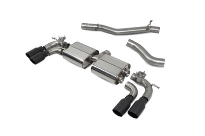 Audi S3 3-Door/Sportback 8V Non-Resonated Cat/GPF-Back System With Valves (SAUS108C)