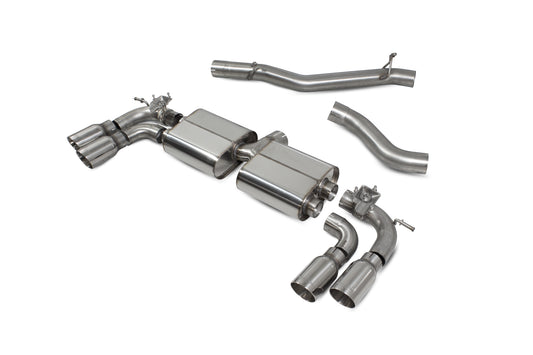 Audi S3 3-Door/Sportback 8V Non-Resonated Cat/GPF-Back System With Valves (SAUS108)