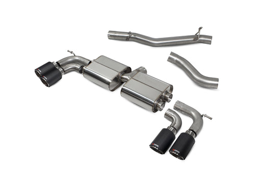 Audi S3 3-Door/Sportback 8V Non-Resonated Cat/GPF-Back System Without Valves (SAUS109CF)