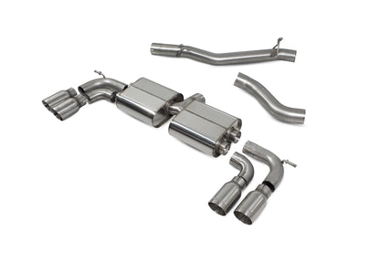 Audi S3 3-Door/Sportback 8V Non-Resonated Cat/GPF-Back System Without Valves (SAUS109)