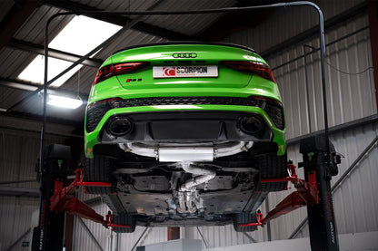 Audi RS3 8Y Saloon Non-Resonated Cat/GPF-Back System With Elec Valves (SAUS115)