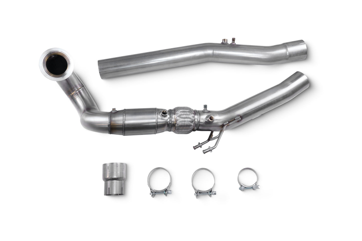 Audi S3 8Y Sportback & Saloon , Vw Golf Mk8 R Downpipe With High Flow Sports Catalyst (SAUX093)