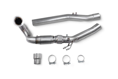 Audi S3 8Y Sportback & Saloon , Vw Golf Mk8 R Downpipe With High Flow Sports Catalyst (SAUX093)