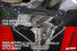 Bmw M135I / M140I  (F20/21), M235I / M240I  (F22/23), 330D / 335D / 335I / 340I  (F30/31), 430D / 435D / 435I / 440I  (F32/33/36) Exhaust Tunnel Brace (SBM105B)