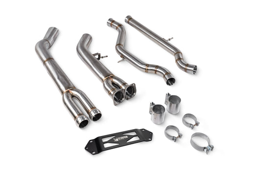 Bmw M3 F80 / M4 F82 F83 Single Mid Pipe (SBMMP073)