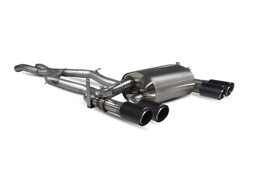 Bmw F80 M3 / M4 F82 F83 Non-Res Cat-Back System With Electronic Valves (SBMS073CF)