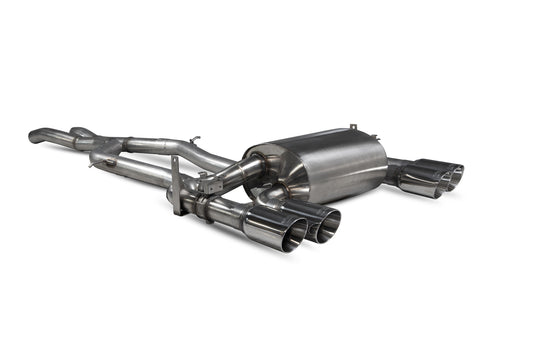 Bmw F80 M3 / M4 F82 F83 Non-Res Cat-Back System With Electronic Valves (SBMS073)