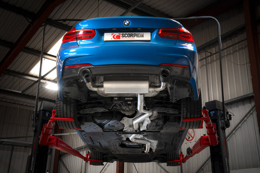 Bmw 340I F30/F31 15-18 & 440I F32/F33/F36 16-18 Including XDrive Non-Resonated Cat-Back System (SBMS094CF)