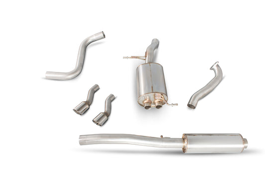 Ford Fiesta Ecoboost 1.0T 100,125 & 140 Ps  (Zetec S Rear Valance Required) Resonated Cat-Back System (SFD078ECO)