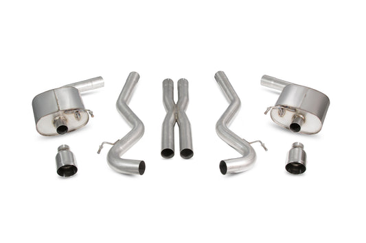 Ford Mustang 5.0 V8 Gt Non GPF Model Only Non-Resonated Cat-Back System (SFDS086)