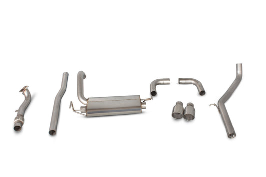 Fiat 500/595 Abarth 1.4  (Ihi Turbo) / 595/695 Abarth 1.4  (Garrett Turbo) Non-Resonated Cat-Back System (SFT005)