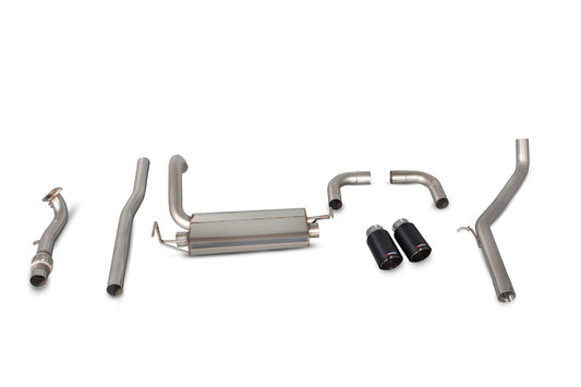 Fiat 500/595 Abarth 1.4  (Ihi Turbo) / 595/695 Abarth 1.4  (Garrett Turbo) Non-Resonated Cat-Back System (SFT005CF)