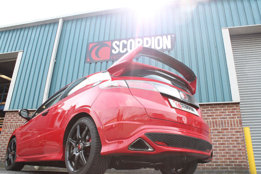 Honda Civic Type R Fn2 Resonated Cat-Back System (SHD011)