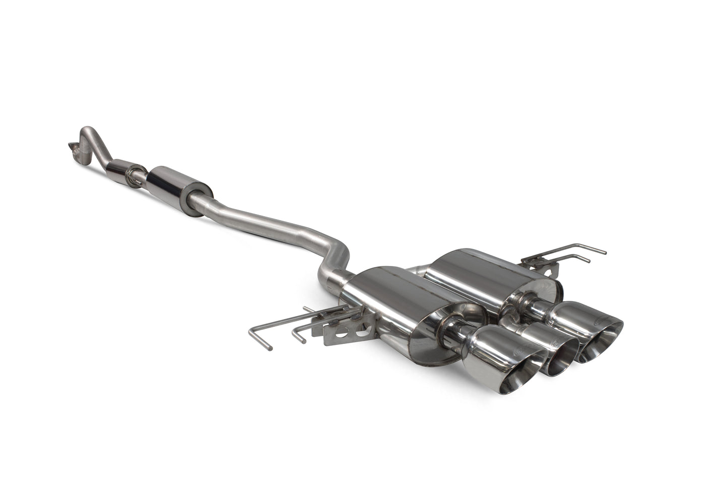 Honda Civic Type R Fk8 R/H Drive Non GPF Model Only Resonated Cat-Back System (SHD015D)