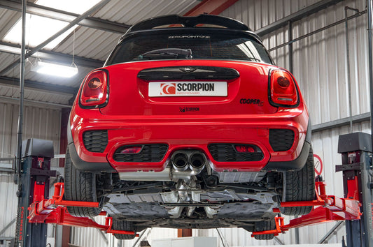 Mini Cooper S F56 3 Door Non GPF Model Only Non-Resonated Cat-Back System (SMNS010CF)