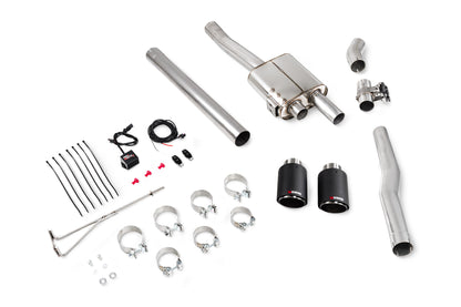 Mini Cooper S F56, Non-GPF Model Only Tunr Non-Resonated Cat-Back System With Valve (SMNS031CF)