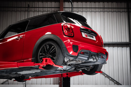 Mini Cooper S F56, Non-GPF Model Only Tunr Non-Resonated Cat-Back System With Valve (SMNS031S)