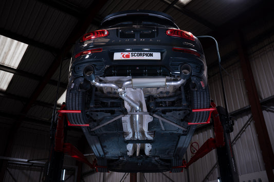 Mini Clubman F54 Cooper S 15-18 Non GPF Models Tunr Non Resonated Cat-Back System (SMNS035CF)