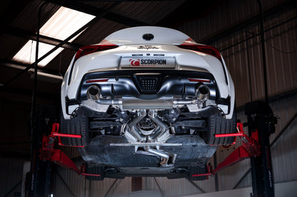 Toyota Supra A90 - 3.0T Non-GPF  (Row) Cat-Back Polished Stw (STYS012S)