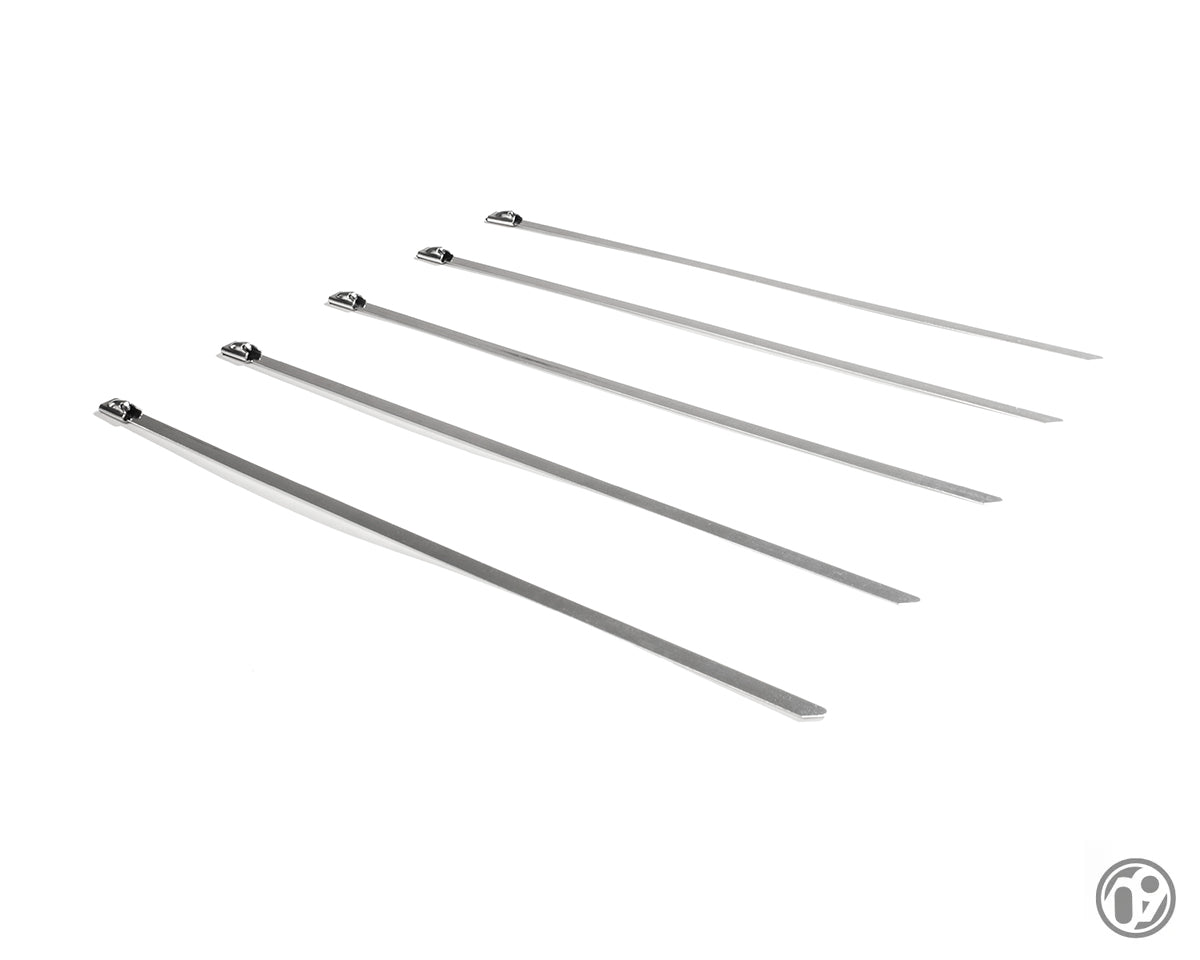 09D Stainless Steel Wrap Strap 350mm [Pack of 5] (SUN024)