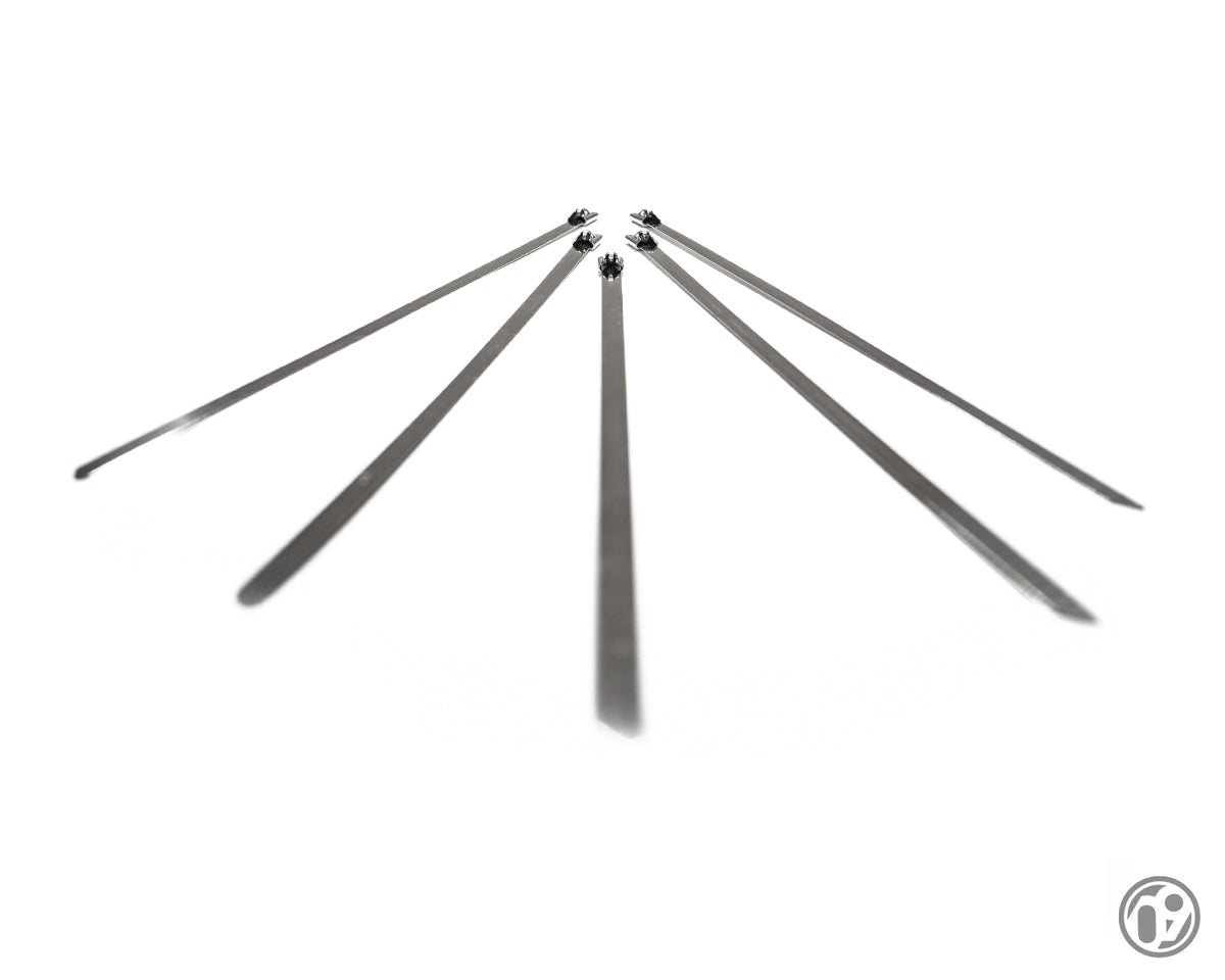 09D Stainless Steel Wrap Strap 350mm [Pack of 5] (SUN024)