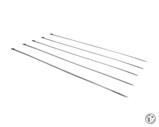 09D Stainless Steel Wrap Strap 200mm [Pack of 5] (SUN023)
